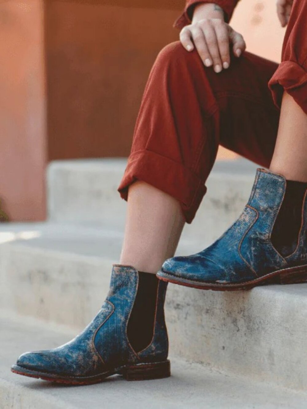 Bed Stu Nandi Leather Ankle Boots - Picture 10 of 15